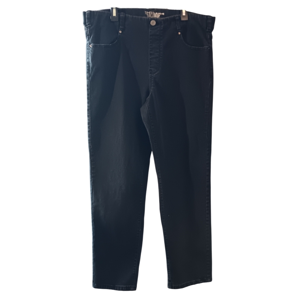Time and Tru Women's Black Straight Leg Jeans
